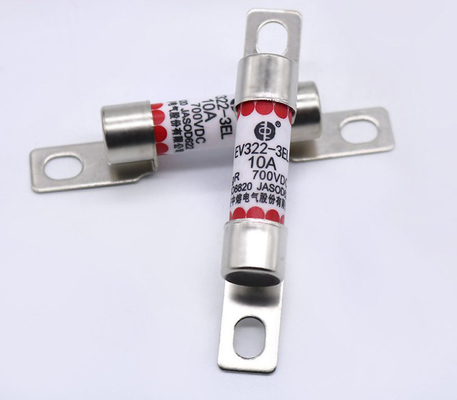 EV322 3EL Kendaraan Listrik Fuse 10A 16A 20A 25A 32A 700VDC Tabung Bulat Tipe Baut