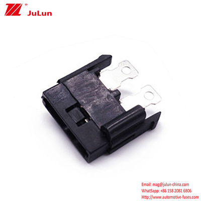 Panel Safety Seat With Latch Auto Fuse Insert Seat Medium Clamshell PCB Type Fuse Seat Papan sirkuit las
