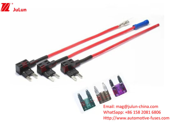 Reklamer Listrik Pemegang Sekring Tegangan Rendah ACN ACU ACS Rentang Kontrol Suhu -25-125°C 6*30mm Maksimum arus 35A