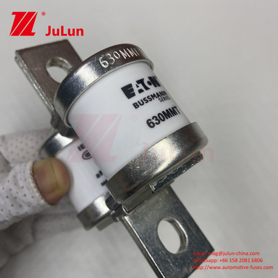 Fuse Keramik Mobil 690V Dengan Pemasangan Plat Twin Bolt 630A 630MMT
