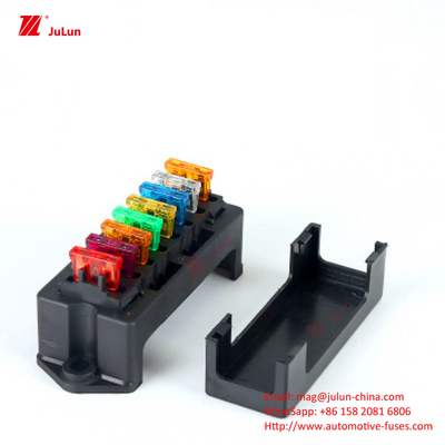 Dimensi eksternal Standar UL EU 30A-500A Bolt Fuse Holder Fuse Box Perlindungan Sirkuit Otomotif Nylon Fuse Holder