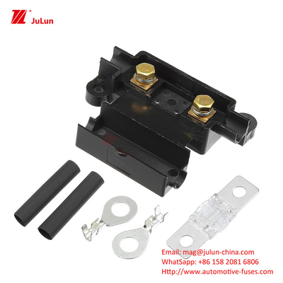 Auto Fuse Nylon Fuse Holder 32V 30A-500A Rating Voltage ANM High Power Fuse Box Aksesoris