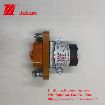 Kontaktor DC SZJ100A Baterai Electric Four-Wheeler Tahan Suhu Tinggi