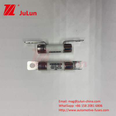 Fuse Keramik Otomotif 10A 15A 750VDC Fuse Kendaraan Keramik 25A 30A 40A 50A Ues Untuk pengisi daya mobil EV