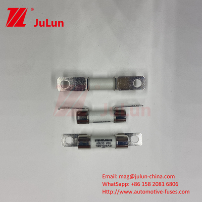 Fuse Keramik Otomotif 10A 15A 750VDC Fuse Kendaraan Keramik 25A 30A 40A 50A Ues Untuk pengisi daya mobil EV