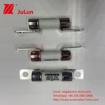 Keramik Tube15A 40A 50A EV FUSE 750VDC EV32510A-50A 750VDC Keramik Bolt Mounting Fuse Otomotif