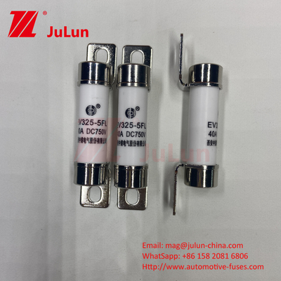 Fuse Mechanical Shock 25A 30A 40A 750V Fuse Terkontrol Suhu Untuk Aplikasi EV Dengan Jangkauan Kerja -45 ~ 125.C