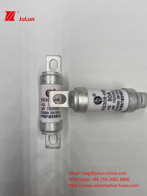 100A80A 750VDC Energi penyimpanan 10A 25A 30A 50AEV Tegangan Micro Fuse Dengan Perlindungan Cerdas Untuk Sistem Traksi Listrik