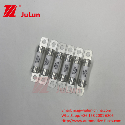 Sistem penyimpanan energi Fuse 15A Keramik tabung High Break 30A Safety Protection Fuse Kendaraan listrik 500VDC