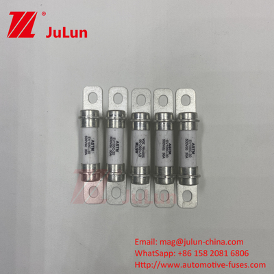 Sistem penyimpanan energi Fuse 15A Keramik tabung High Break 30A Safety Protection Fuse Kendaraan listrik 500VDC