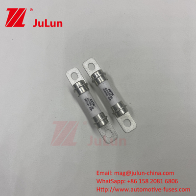 Fuse Cepat Bolted 500VDC 5A 15A 30A 40A 10A 20A Sistem Konversi Daya Keramik Mendorong Fuse Sistem Daya