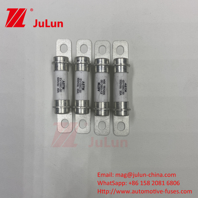Fuse Cepat Bolted 500VDC 5A 15A 30A 40A 10A 20A Sistem Konversi Daya Keramik Mendorong Fuse Sistem Daya