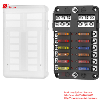 U UL Standar Profesional Otomotif Tembaga Blade Mini Circuit Breaker Fuse HoElr