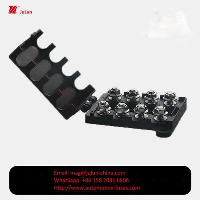 Mobil 30-500AMP Tegangan Nomor 32 Sertifikasi EU UL Bolt-Type Copper Car Fuse Holder -55~125°C