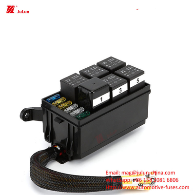 Mobil 30-500AMP Tegangan Nomor 32 Sertifikasi EU UL Bolt-Type Copper Car Fuse Holder -55~125°C