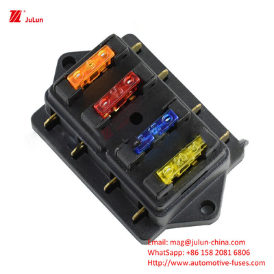 Eu UL Single/Bipolar 30A-500A Nylon Housing Fuse Holder Perlindungan Sirkuit Elektronik Otomotif