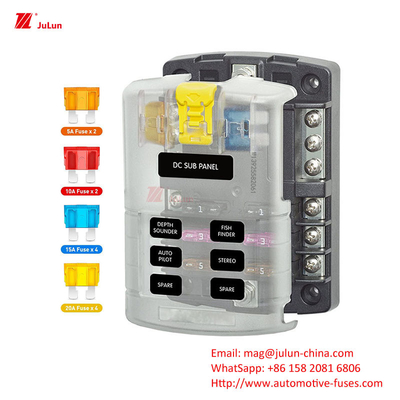 Eu UL standar pemutus sirkuit otomotif bolt pemegang sekring 32V 30A-500A rumah nilon