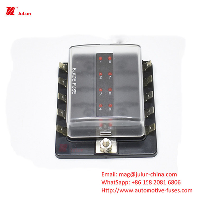 Eu UL Single/Bipolar 32V30A-500A Manual Reset Circuit Breaker Nylon Housing Dan 30/50 Amp Bolt Fuse Holder