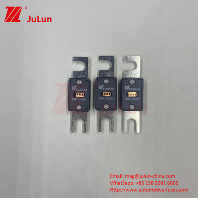 70VDC EV320-5X tegangan nominal kendaraan listrik sekering M6 baut jenis 150A