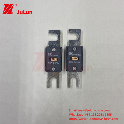 M6 Bolt Type Electric Car 70VDC Kendaraan Energi Baru Fuse Kendaraan Listrik 200A EV320 5C