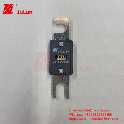 Fuse EV Kendaraan Listrik Kotak 70VDC Tegangan Nominal M6 Bolt Jenis 250A EV320-5C