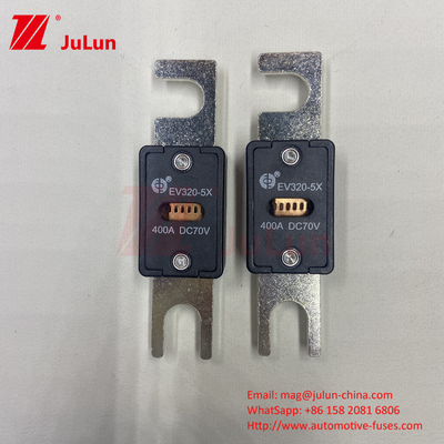 Fuse EV Kendaraan Listrik Kotak 70VDC Tegangan Nominal M6 Bolt Jenis 250A EV320-5C
