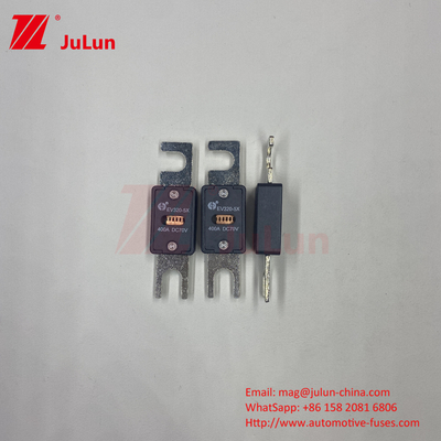 SINO 6kA Keramik EV320-5X-80A-N Tembaga Kuarsa Pasir Tabung Waktu Konstan 2ms EV Fuse Mobil Listrik