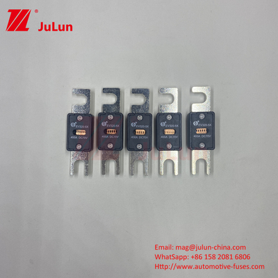 SINO 6kA Keramik EV320-5X-80A-N Tembaga Kuarsa Pasir Tabung Waktu Konstan 2ms EV Fuse Mobil Listrik