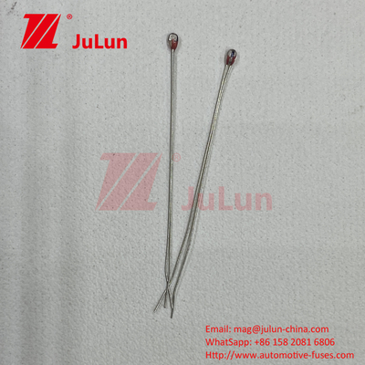 MF52 Drop Head 60K±3% 30K±1% Blackhead kecil NTC Thermistor Epoxy Resin