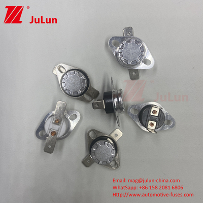 KSD301 130°C ≥100000 Kali Siklus Hidup Produk Heksagonal Dengan Bracket Mounting yang Bisa Dipindahkan