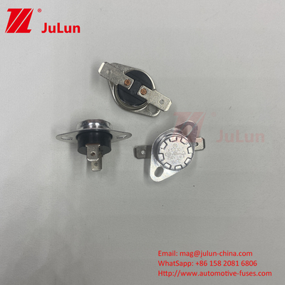 KSD Pin Type Metal Expansion Manual Reset KSD301 Bimetal Thermostat, Perkakas Listrik Fuse Pemotongan Termal