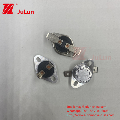 Reset manual KSD301 Bimetal Thermostat Perkakas listrik Fuse pemotongan termal