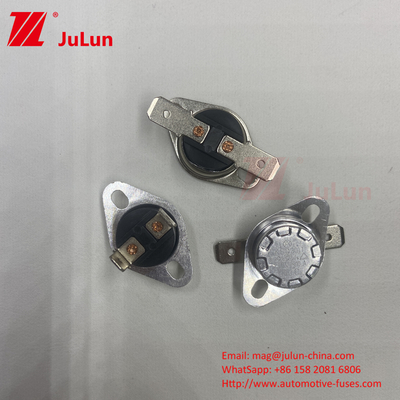 KSD301 Suhu diaktifkan pada Switch Off Reset manual Jenis RoHS Disetujui