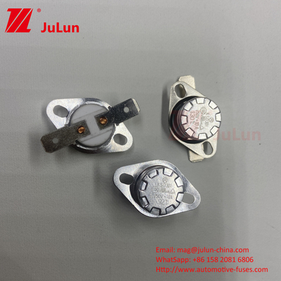 KSD301 Suhu diaktifkan pada Switch Off Reset manual Jenis RoHS Disetujui