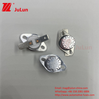 Biasanya tertutup / terbuka KSD301 Bimetal Thermostat manual Reset Termal Cut Out Switch