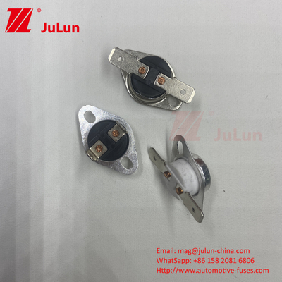 Biasanya tertutup / terbuka KSD301 Bimetal Thermostat manual Reset Termal Cut Out Switch