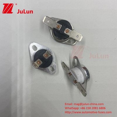 KSD301 Model Imetal Manual Reset Suhu Switch Motable / Immobile Mounting Bracket Tersedia
