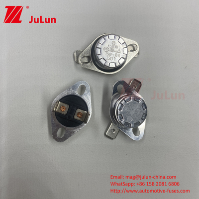 KSD301 / KSD302 Thermostat biasanya ditutup Jump Switch Pemanas angin Bimetal Snap Action Thermostat KSD301 Bimetal Therma