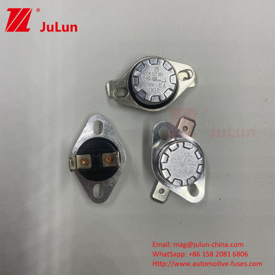 Hermal Switch Contact AC250VM Manual Reset Thermal Protector Microwave Oven Gunakan Lebih Panas KSD Bimetal Thermostat
