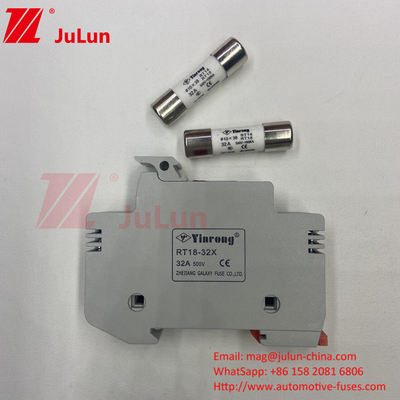 TUV WSPV-32B CE PV System Single Phase Solar 10*38 1000v DC Fuse HoldSolar PV Fuse Untuk Perlindungan Modul Fotovoltaik
