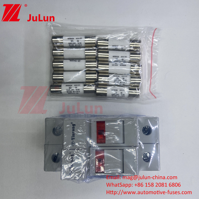 1000VDC Solar Fuse Keramik 30kA 10x38mm Harga rendah 10x85mm PV Solar Keramik DC Fuse Link 1500vdc PV Fuse Fa