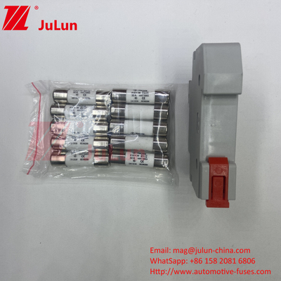 30kA Fuse Surya Keramik Untuk Perlindungan Inverter Surya Sistem PV Surya 6A 10A 15A 20A 25A 30A DC Fuse TOPV-32 Untuk Solar P