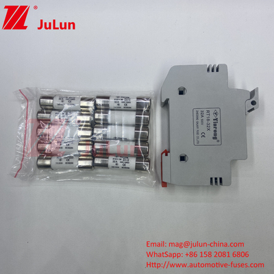 Fuse Solar PV Keramik Untuk Inverter Surya 1000DC 1500DC 32a 40a 50Amp Daya Surya PV Dc Pemegang Fuse Listrik Dengan 14
