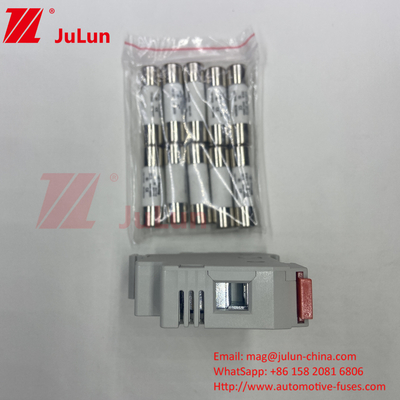 Pabrik Profesional BYPV-18 1 kutub 16a 1000v Fuse Keramik Silinder Bersertifikat Dengan Kapasitas Pemutus 30kA