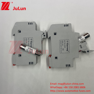 IEC60269.6 Standar 1000VDC High Voltage Solar Fuse Marine Solar Fuse Holder dengan Fuse