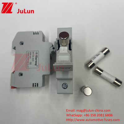 Fuse PV Surya Untuk Solar Inverter PV-32X 1000V 32A Fast Acting Fuse Perlindungan Sirkuit Dc Fuse Solar Man