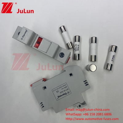 10x38mm Fuse Surya PV Keramik Untuk Perlindungan Modul Fotovoltaik