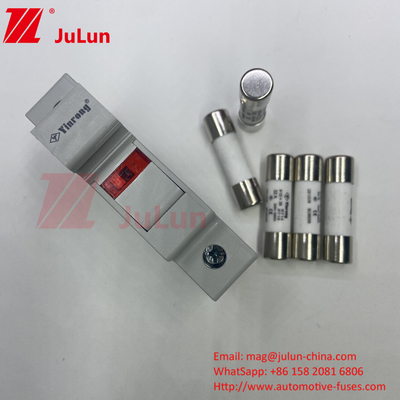 10x38mm Fuse Surya PV Keramik Untuk Perlindungan Modul Fotovoltaik