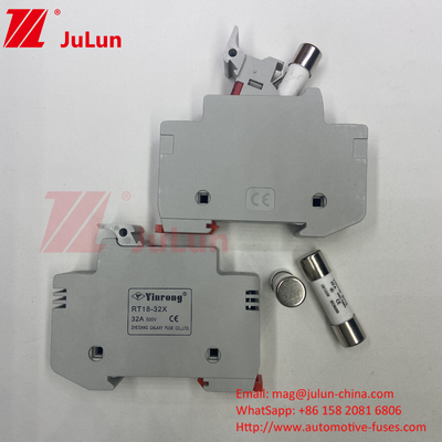 1500VDC High Voltage Solar Fuse Marine Solar Fuse untuk Solar Photovoltaic Inverter