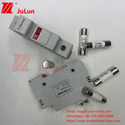 1500VDC High Voltage Solar Fuse Marine Solar Fuse untuk Solar Photovoltaic Inverter